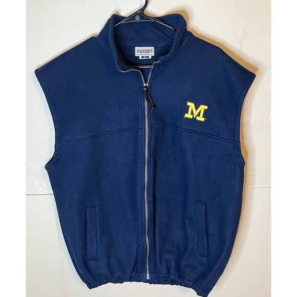 Steve & Barry’s Other - Vintage Steve & Barry’s Michigan Wolverines Mens XL Navy Blue Vest Polyester